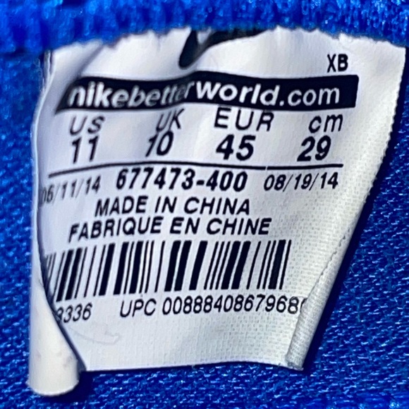 Nike Flystepper 2K3 Mens Size 11 Blue 677473-400 main image 5